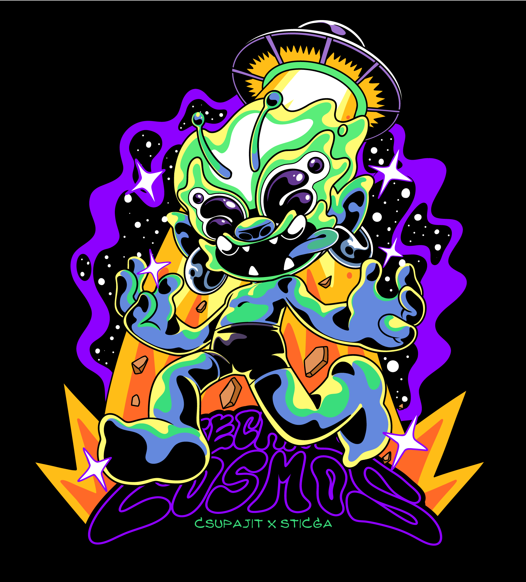 Original CSUPAJIT artist illustration