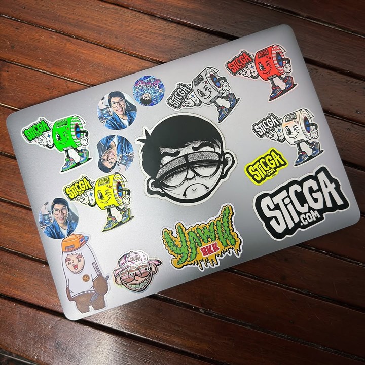 Your laptop deserves more than a plain look. โจ Custom stickers designed and printed to match your style, brand, or pe Your laptop deserves more than a plain look. โจ Custom stickers designed and printed to match your style, brand, or pe